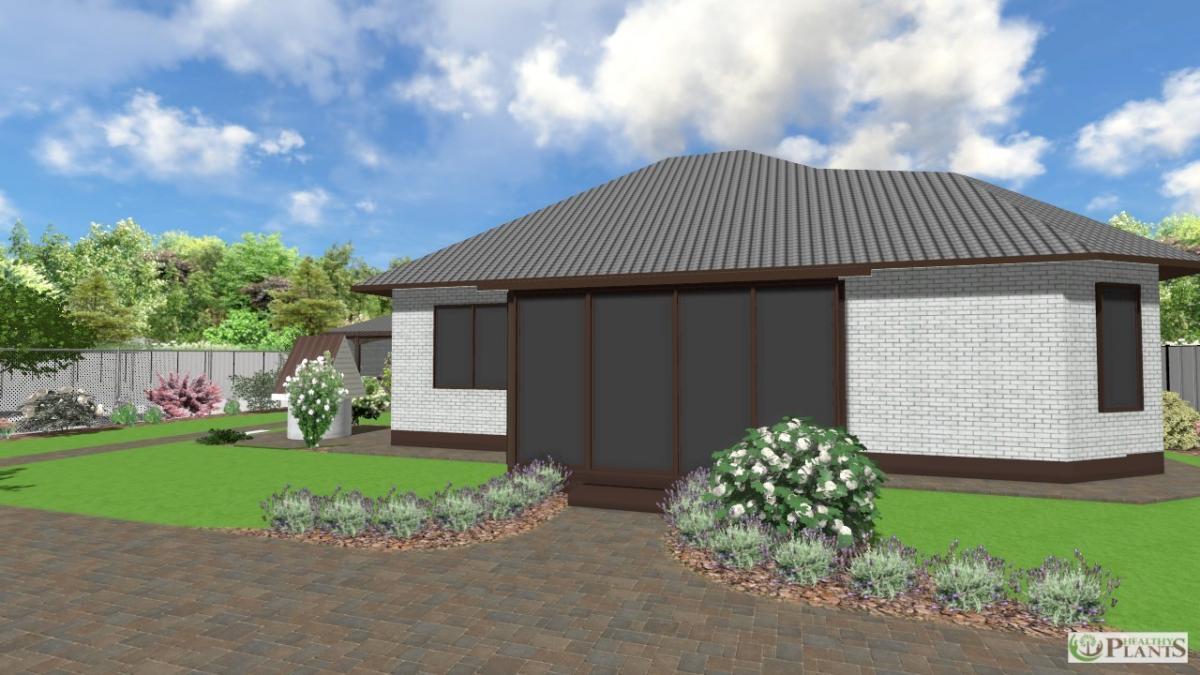 Створення ландшафтного дизайну території приватного будинку с. Самгородок