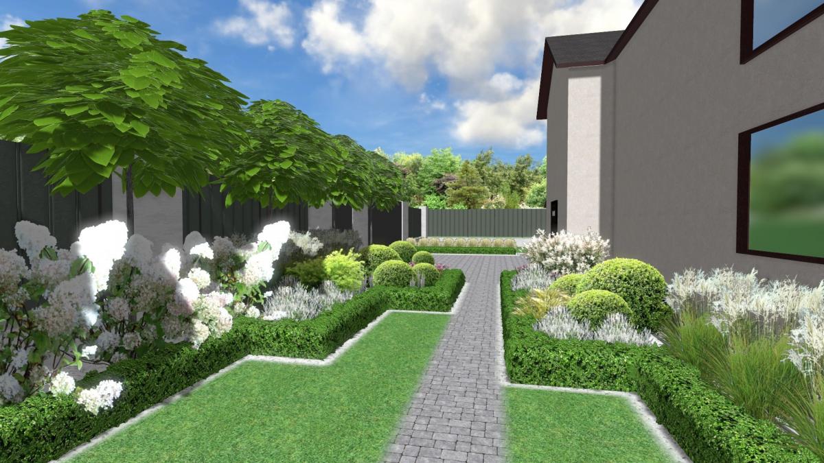 Створення ландшафтного дизайну території приватного будинку місто Біла Церква