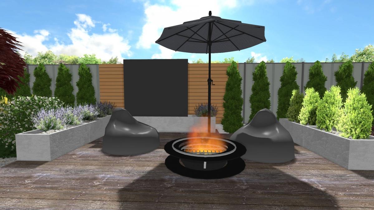 Створення ландшафтного дизайну території приватного будинку м. Біла Церква