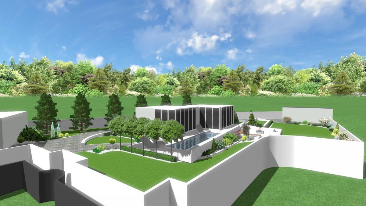 Створення ландшафтного дизайну території приватного будинку м. Біла Церква