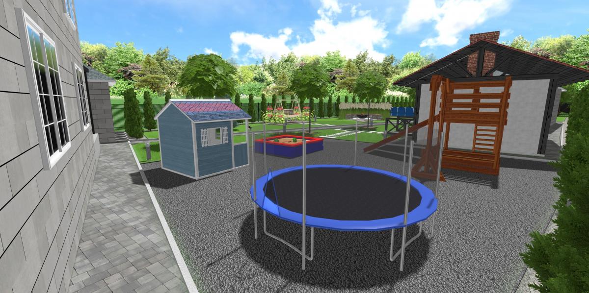 Створення ландшафтного дизайну території приватного будинку с. Шкарівка