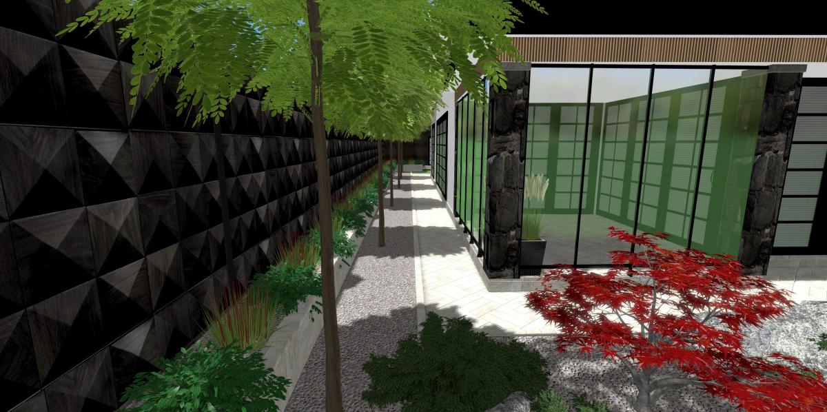 Створення ландшафтного дизайну території приватного будинку с. Фурси