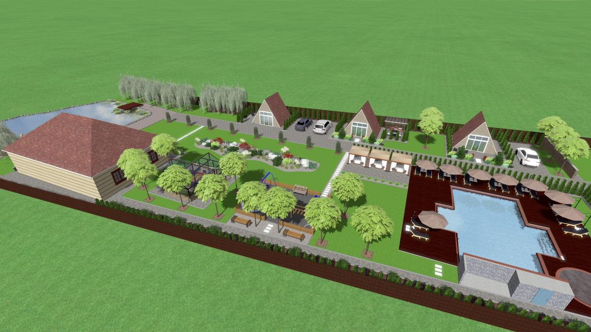 Розробка проекту території комплексу відпочинку м. Біла Цеква