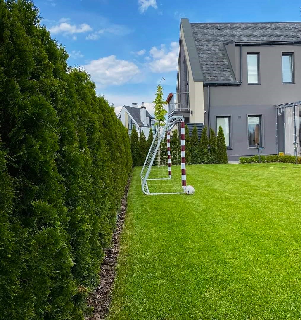 Озеленення приватної садиби КМ Віллаго м. Білогородка