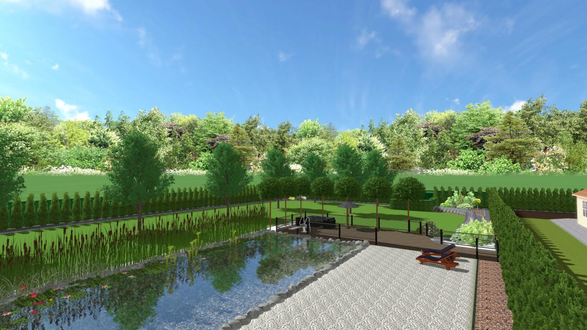 Створення ландшафтного дизайну території приватного будинку м. Ірпінь