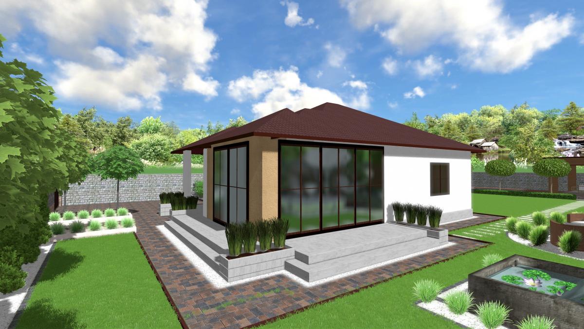 Створення ландшафтного дизайну території приватного будинку м. Біла Церква