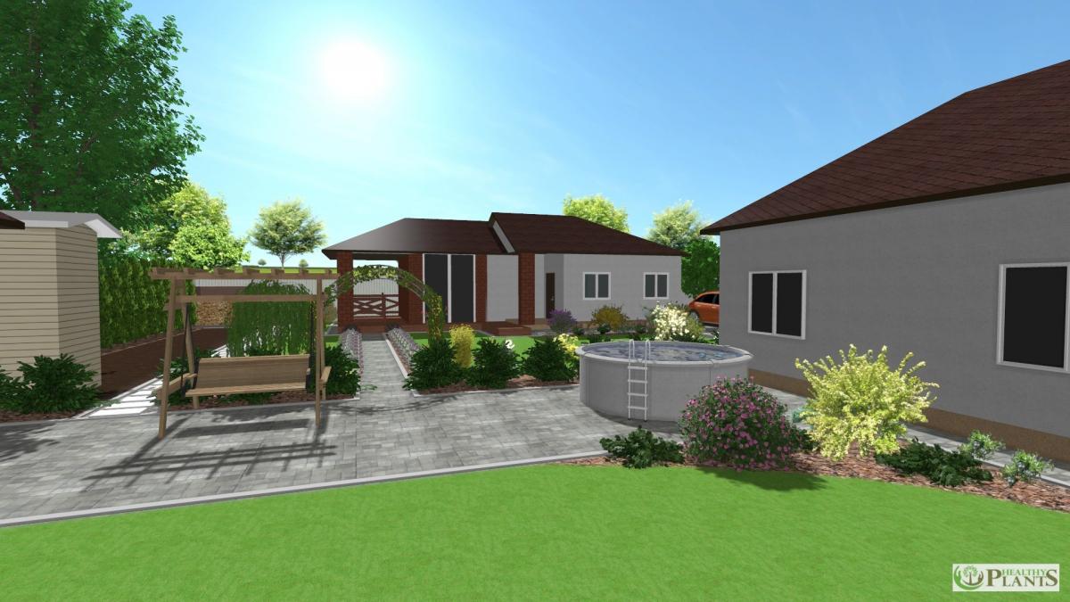 Створення ландшафтного дизайну території приватного будинку с. Княжичі